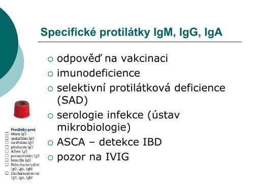 Imunologické vyšetření - Ústav imunologie