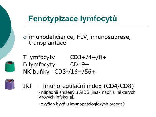 Imunologické vyšetření - Ústav imunologie