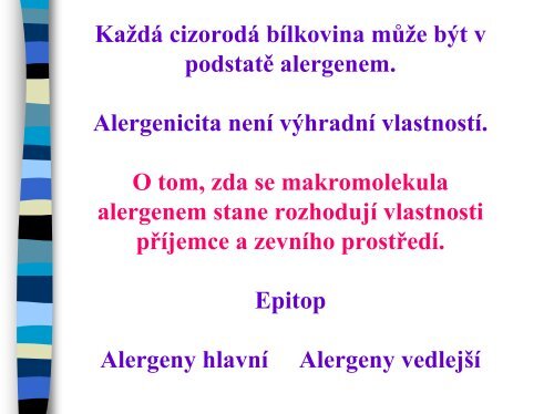 ATOPIE A ALERGIE - Ústav imunologie