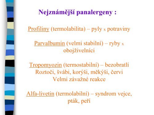 ATOPIE A ALERGIE - Ústav imunologie