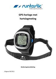 GPS-horloge met hartslagmeting - Runtastic