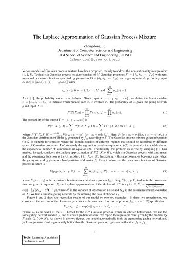 The Laplace Approximation of Gaussian Process Mixture