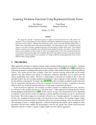 Learning Nonlinear Functions Using Regularized Greedy Forest