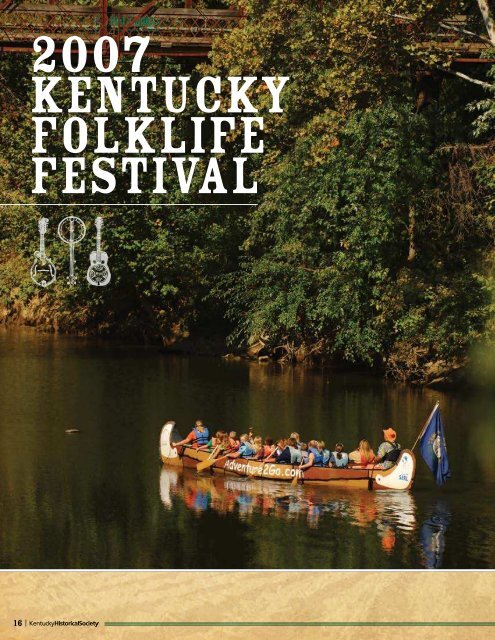 Chronicle Spring & Summer 2008 - Kentucky Historical Society