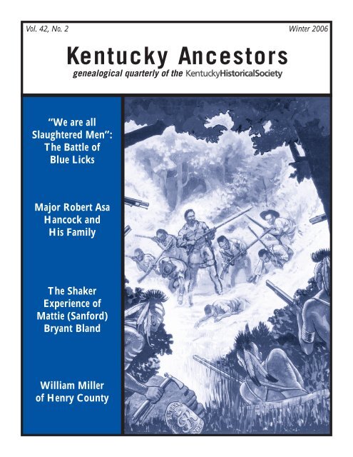 Kentucky Ancestors - Kentucky Historical Society