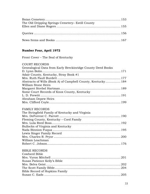 KY ANCESTORS Contents, 1965-Spring 2008.pdf - Kentucky ...