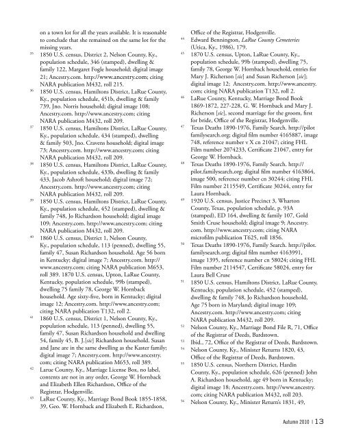 Kentucky Ancestors, Volume 46, Number 1 - Kentucky Historical ...