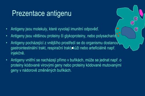 Systém HLA a prezentace antigenu - Ústav imunologie