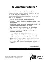 Is Breastfeeding for Me? - Patient Education Home