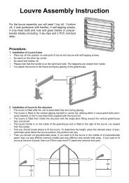 Louvre Assembly Instruction - Exaco