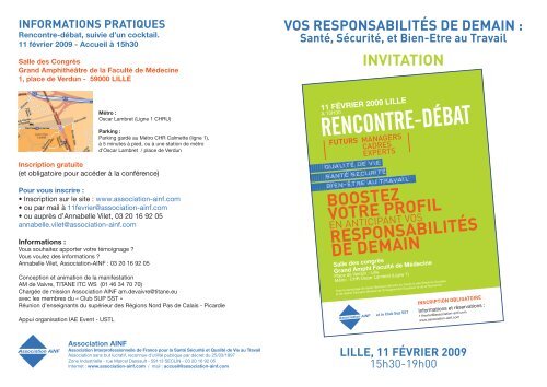 invitation rencontre débat