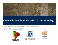 Advanced Principles of 3D Cadastral Data Modelling - 3D Cadastres ...