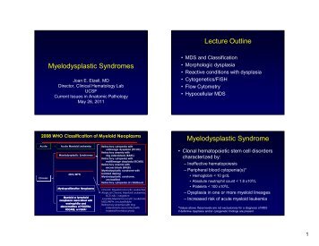 Myelodysplastic Syndromes