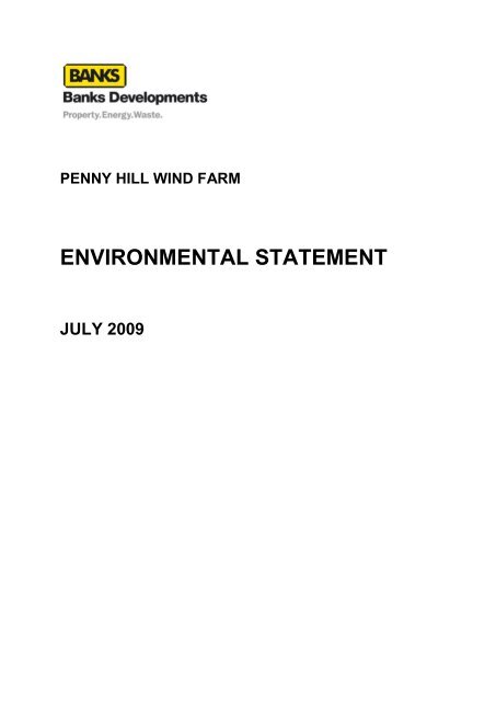 environmental statement - Rotherham's Online Application for ...