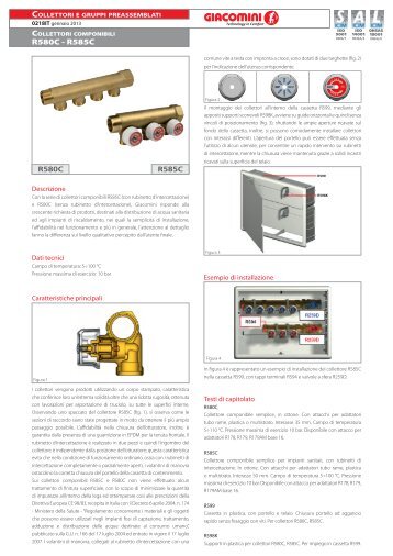 Documentazione tecnica - Giacomini