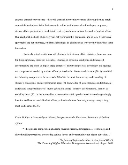 Is Student Affairs Relevant for the 21st Century? Tony W. Cawthon ...