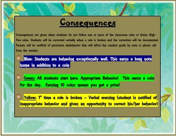 Consequences - Bibb County Schools