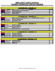 bibb county public schools student technology fair 2011 winners