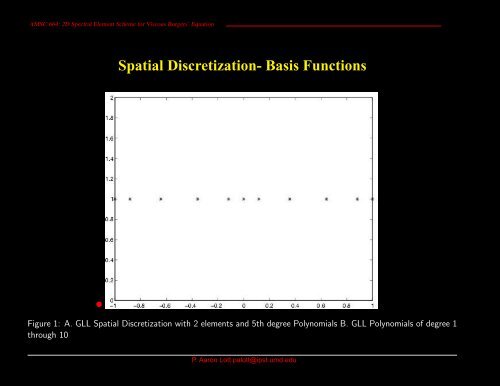 2D Spectral Element Scheme for Viscous Burgers' Equation