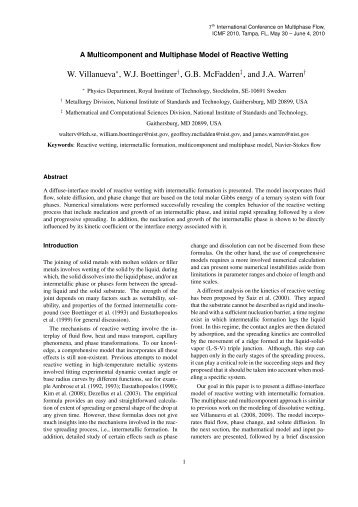 A multicomponent and multiphase model of reactive wetting