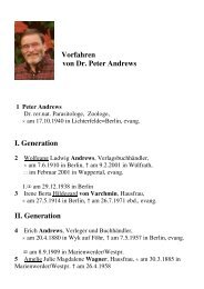 Vorf.Peter Andrews - Hansbove.de