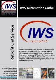 PDF-Flyer Retrofit und Service - IWS-automation GmbH