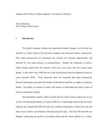 an analysis of the napster and its influence on the music industry Download and read napster and its effects on the music industry an empirical analysis report napster and its effects on the music industry an empirical analysis report. an analysis of the napster and its influence on the music industry Download and read napster and its effects on the music industry an empirical analysis report napster and its effects on the music industry an empirical analysis report.