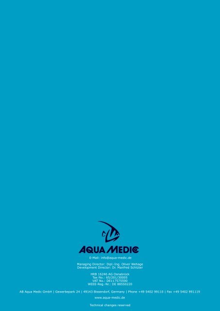 2012 Catalogue - Aqua Medic
