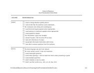 Oral Presentation Checksheet - School of Business