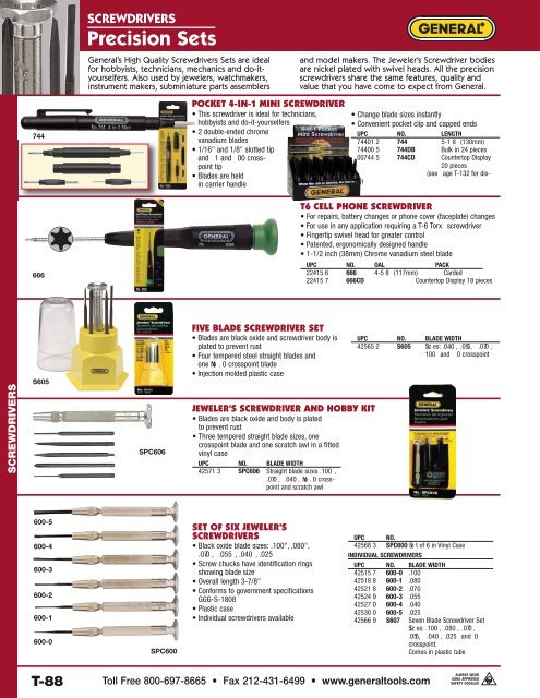 TOOL - General Tools And Instruments