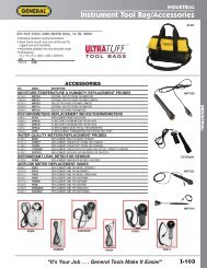 Instrument Tool Bag/Accessories - General Tools And Instruments