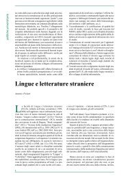 Lingue e letterature straniere - Università degli Studi di Catania