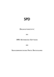 Organisationsstatut SPD Unterbezirk Göttingen - SPD Ortsverein ...