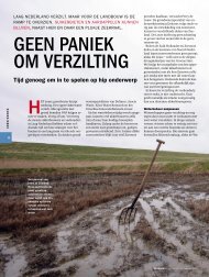 GEEN PANIEK OM VERZILTING - Acacia Water