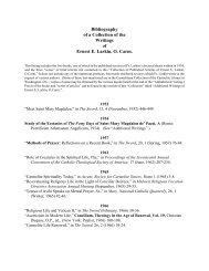 Bibliography - Carmelnet