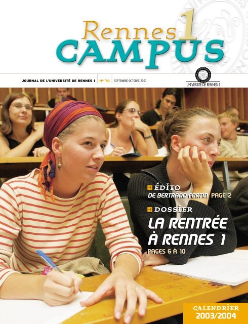 Rennes 2 Pré Rentrée – Calendar and Other Structuring Elements – NPWSVB