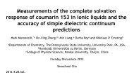 Measurements of the complete solvation response of coumarin 153 ...