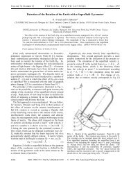 Detection of the Rotation of the Earth with a Superfluid ... - iramis - CEA