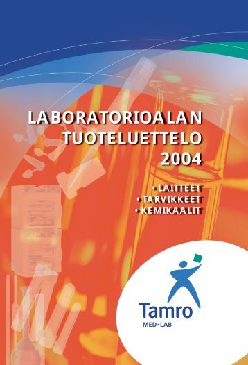 Tamro Tuoteluettelo 2004 - Low Temperature Laboratory