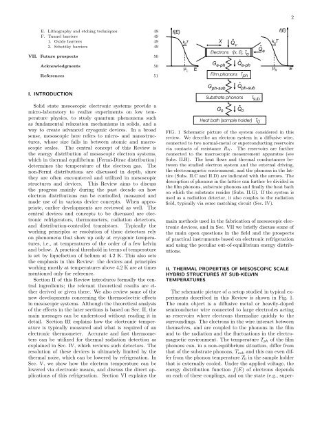 Thermal properties in mesoscopics: physics and ... - ResearchGate