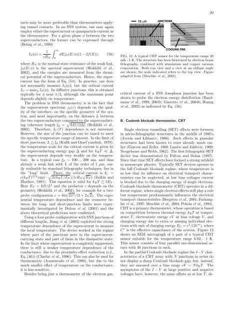 Thermal properties in mesoscopics: physics and ... - ResearchGate