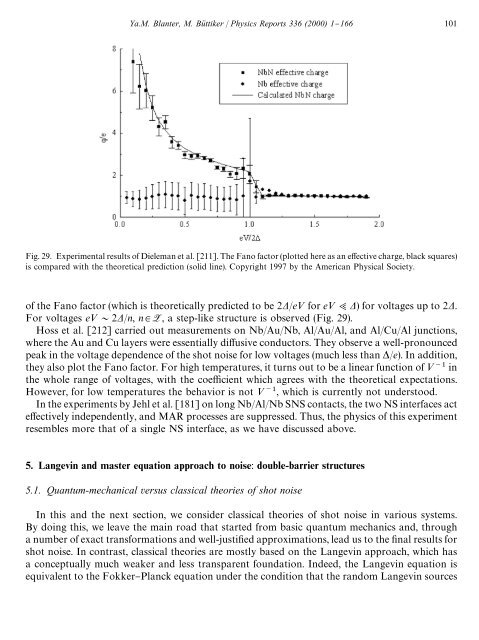 shot noise in mesoscopic conductors - Low Temperature Laboratory