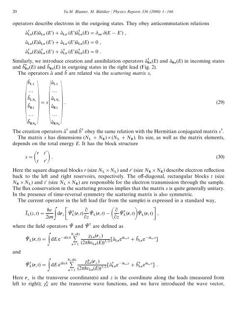 shot noise in mesoscopic conductors - Low Temperature Laboratory