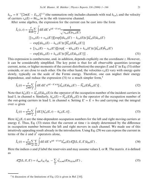 shot noise in mesoscopic conductors - Low Temperature Laboratory