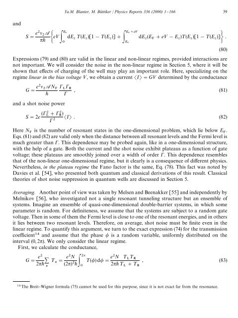 shot noise in mesoscopic conductors - Low Temperature Laboratory