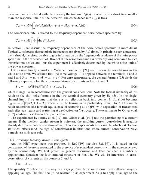 shot noise in mesoscopic conductors - Low Temperature Laboratory