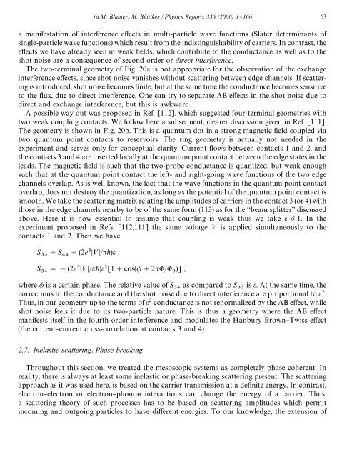 shot noise in mesoscopic conductors - Low Temperature Laboratory