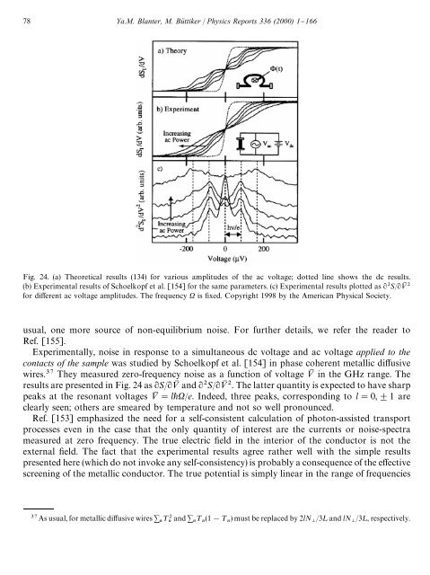 shot noise in mesoscopic conductors - Low Temperature Laboratory