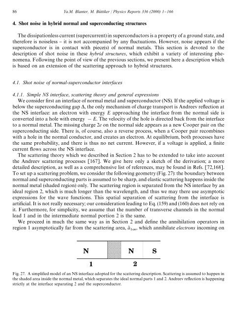 shot noise in mesoscopic conductors - Low Temperature Laboratory