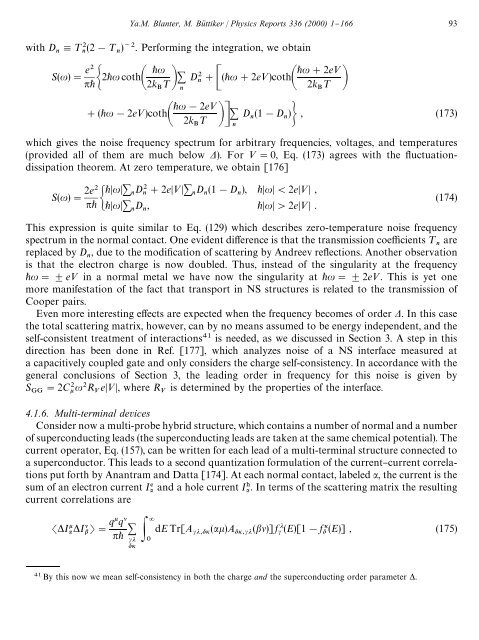 shot noise in mesoscopic conductors - Low Temperature Laboratory